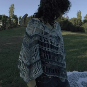 Four-Point Crochet Poncho - 1 - Atryk
