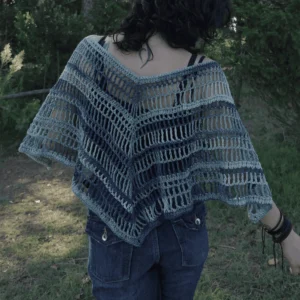 Four-Point Crochet Poncho - 4 - Atryk